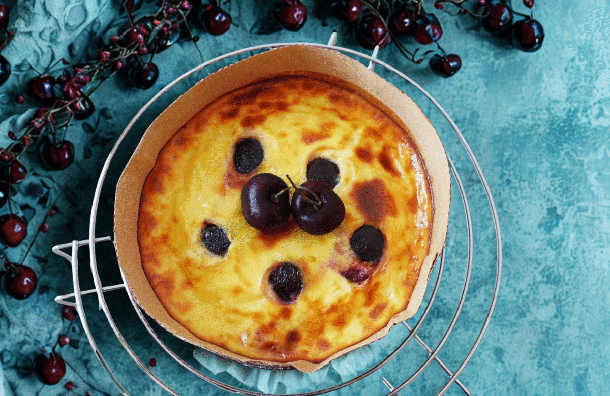 cherry yogurt cake