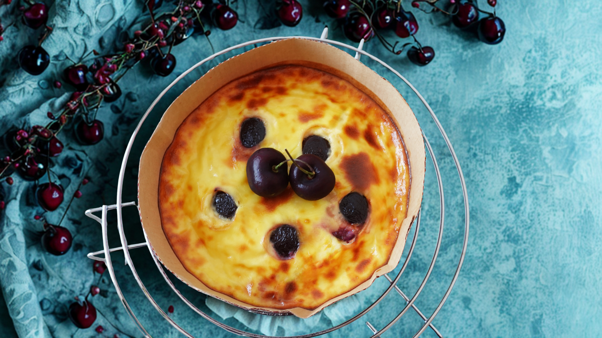 cherry yogurt cake