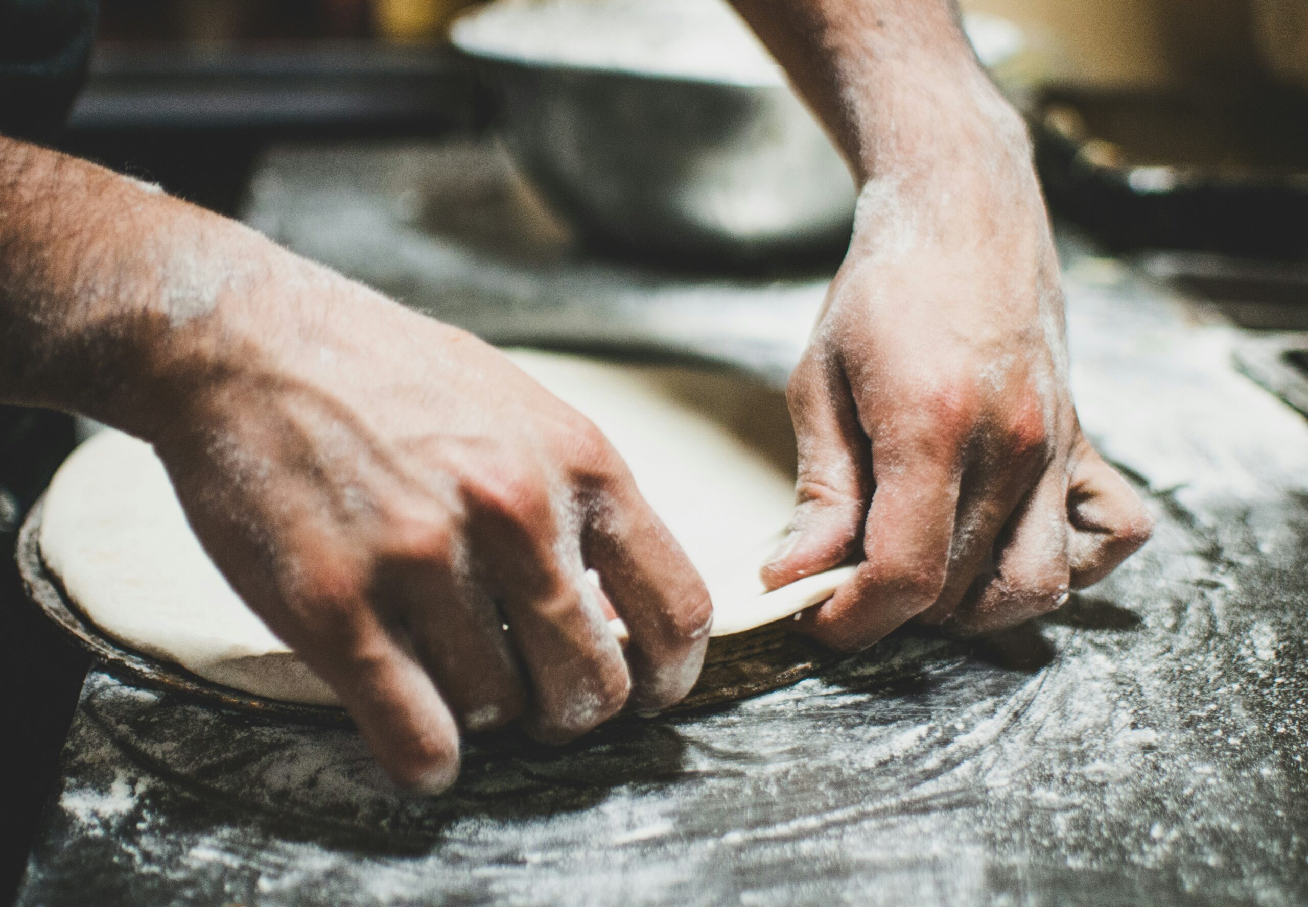 pizza dough, dough, adonan pizza