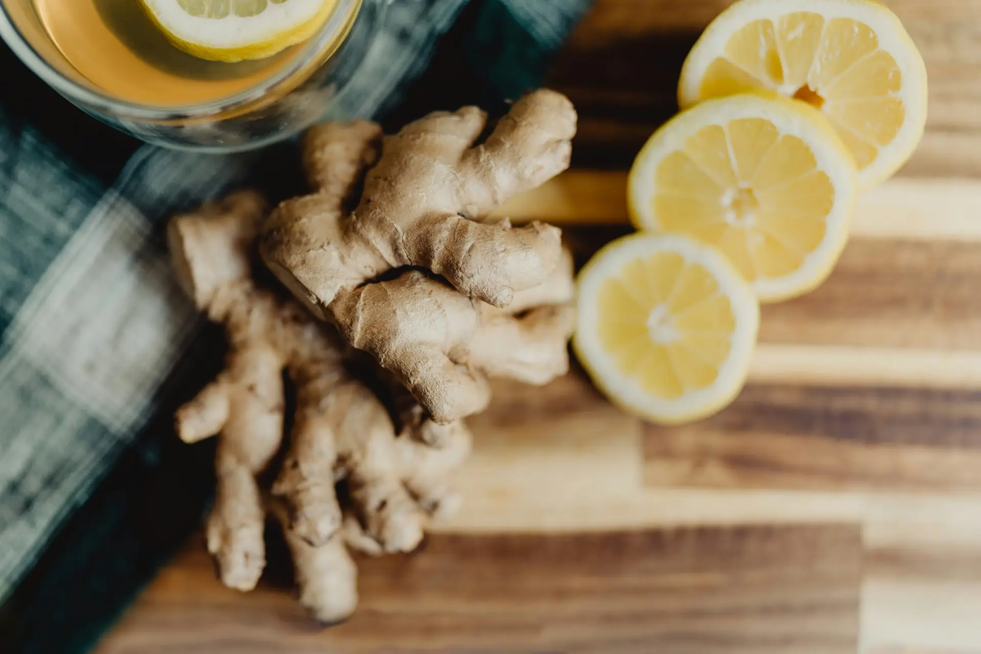 ginger, lemon, jahe