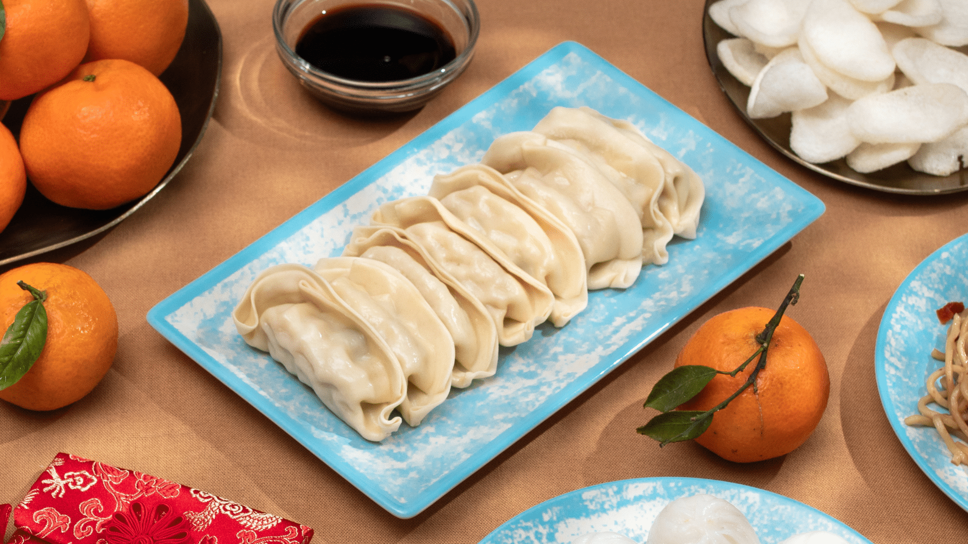 Chinese New Year dumplings symbolizing wealth and prosperity