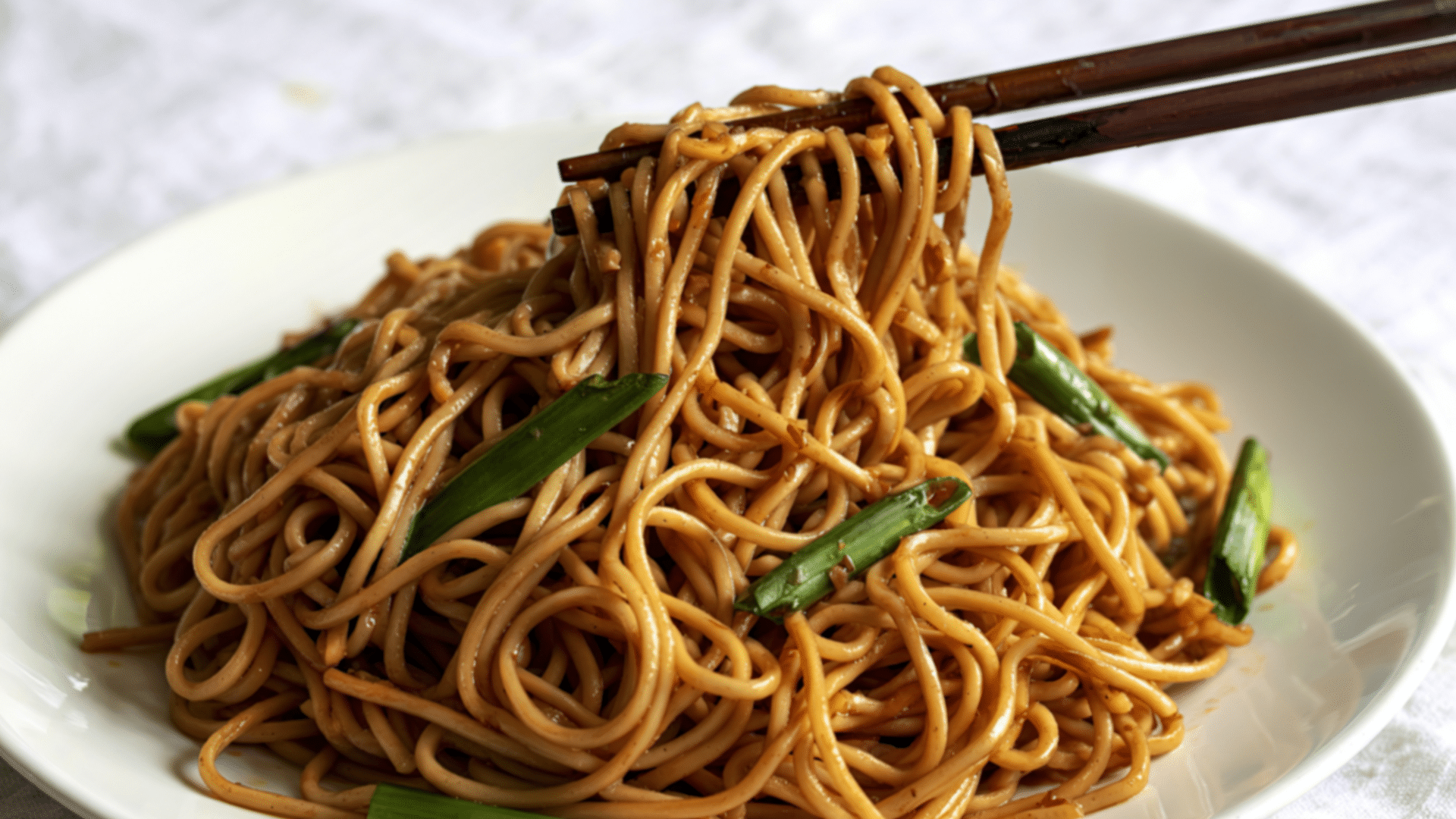 Longevity noodles eaten during Chinese New Year for long life and health